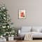 Stupell Industries Santa's Mail Postal Letters Animals Framed Floater Canvas Wall Art